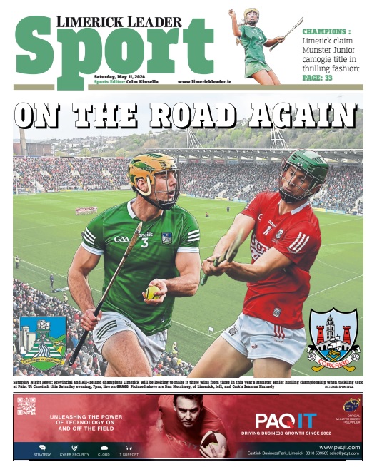 💻📱 Huge day of sport ahead & @LimkLeaderSport has you covered ⤵️ #LLSport 🏐🏆 🇳🇬 Limerick hurlers Munster SHC clash v Cork, 7pm 🇳🇬 Limerick footballers Tailteann Cup tie v Down, 4pm 🔴 Munster's @URCOfficial tie v Connacht, 5.15pm ⚽️ @TreatyUnitedFC WPD v Peamount, 5pm