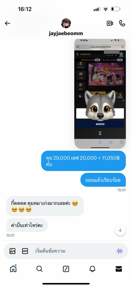 🐺 𓊆 หมาน้อยถุงเงิน 𓊇 ╺̱ 𓊓 tweet media