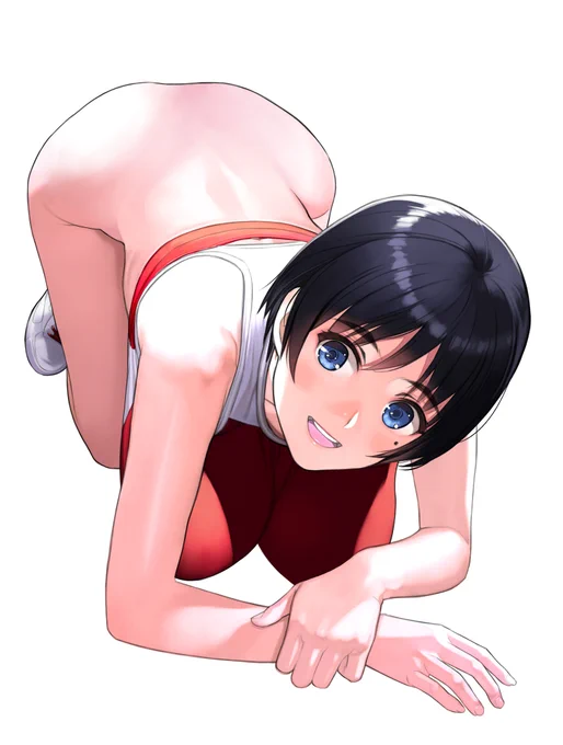 女豹のポーズ? 