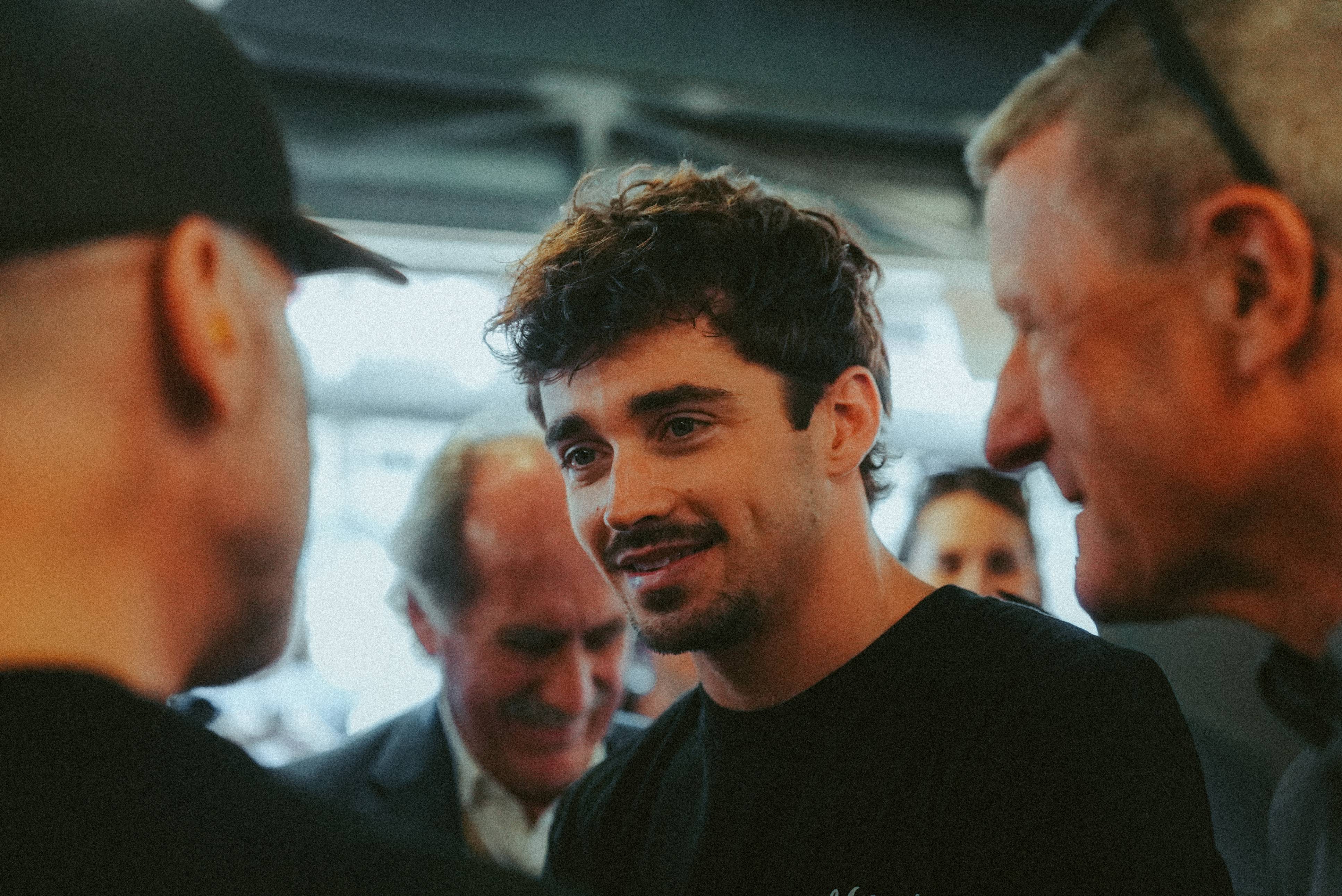 Charles Leclerc at the 2024 Monaco Historic Grand Prix