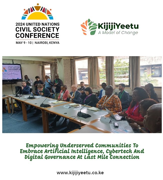 Collaborating with tech partners at #2024UNSCS! @kijijiyeetu @ISOC_Kenya and 2,750+ CSO championed for AI, cybertech, digital governance, #CommunityNetworks that bridge digital divide for underserved communities. All, We shaped #SummitoftheFuture #ImpactCoalitions
