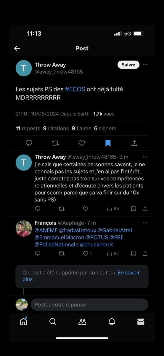 #ECOS : chroniques d'un scandale annoncé