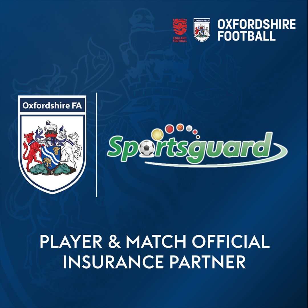 ICYMI, Oxfordshire FA has announced a brand-new partnership with @SportsguardUK, who have become our Player and Match Official Insurance Partner. To learn more about our partnership and the benefit to players and match officials, visit buff.ly/4a9wTRN