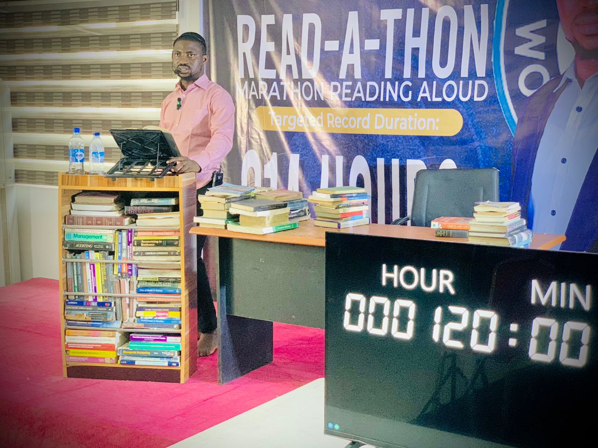 Regalwv's tweet photo. 120:00:00 HOURS
Participate in backing literacy efforts at the #214HOURSREADATHON! Let's unite to foster a passion for reading and uplift people through the impactful influence of books.
#GWR https://t.co/XNaFUbmaou