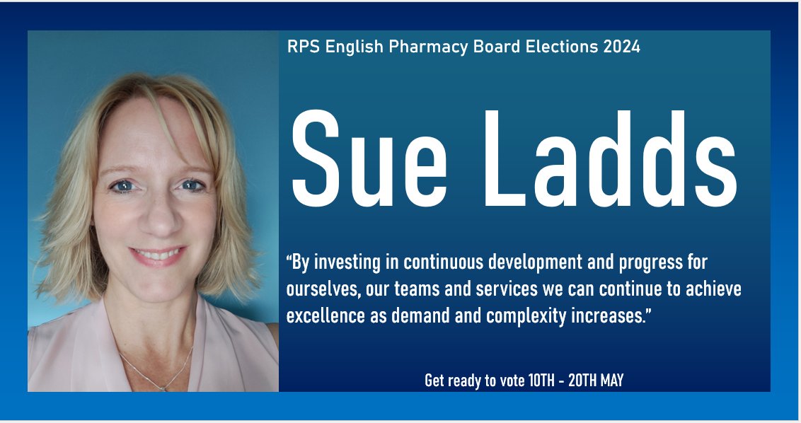 It’s tough being a pharmacist on the front-line of healthcare, with complexity, demand and expectation increasing. If elected to the RPS English Pharmacy Board I will advocate for what you need to achieve excellence and ambition. Voting open now mi-vote.com/secure/rpharms