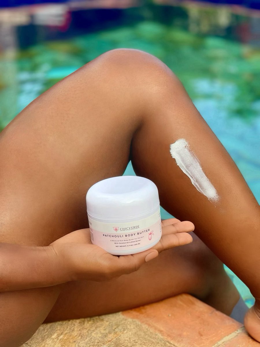 ChicVerde Patchouli Body Butter: So good, you might forget you're supposed to be swimming. #chicverde #bodybutter #summervibes
P.S. Don't worry, it absorbs quickly!