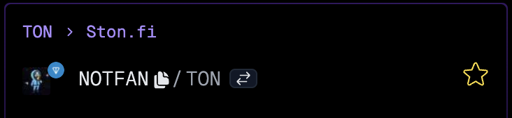 thenotfan's tweet photo. GECKOTERMINAL UPDATED ✅
https://t.co/Y8qlDbAIaI
#Notfan #Notcoin $TON https://t.co/2P8TfwBLXU