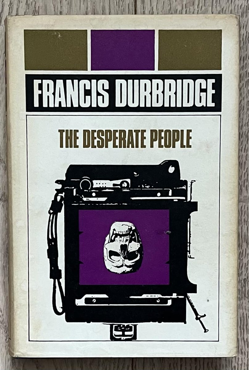 The UK hardcover edition of The Desperate People by Francis Durbridge, published by Hodder And Stoughton in 1966, and with cover art by Sam Suliman. #TheDesperatePeople #FrancisDurbridge #1960s #books #book #coverart #SamSuliman #crime #thriller #MYSTERY