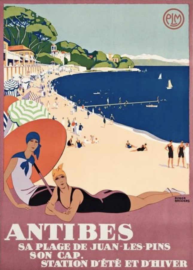 Antibes. c.1928. Roger Broders.