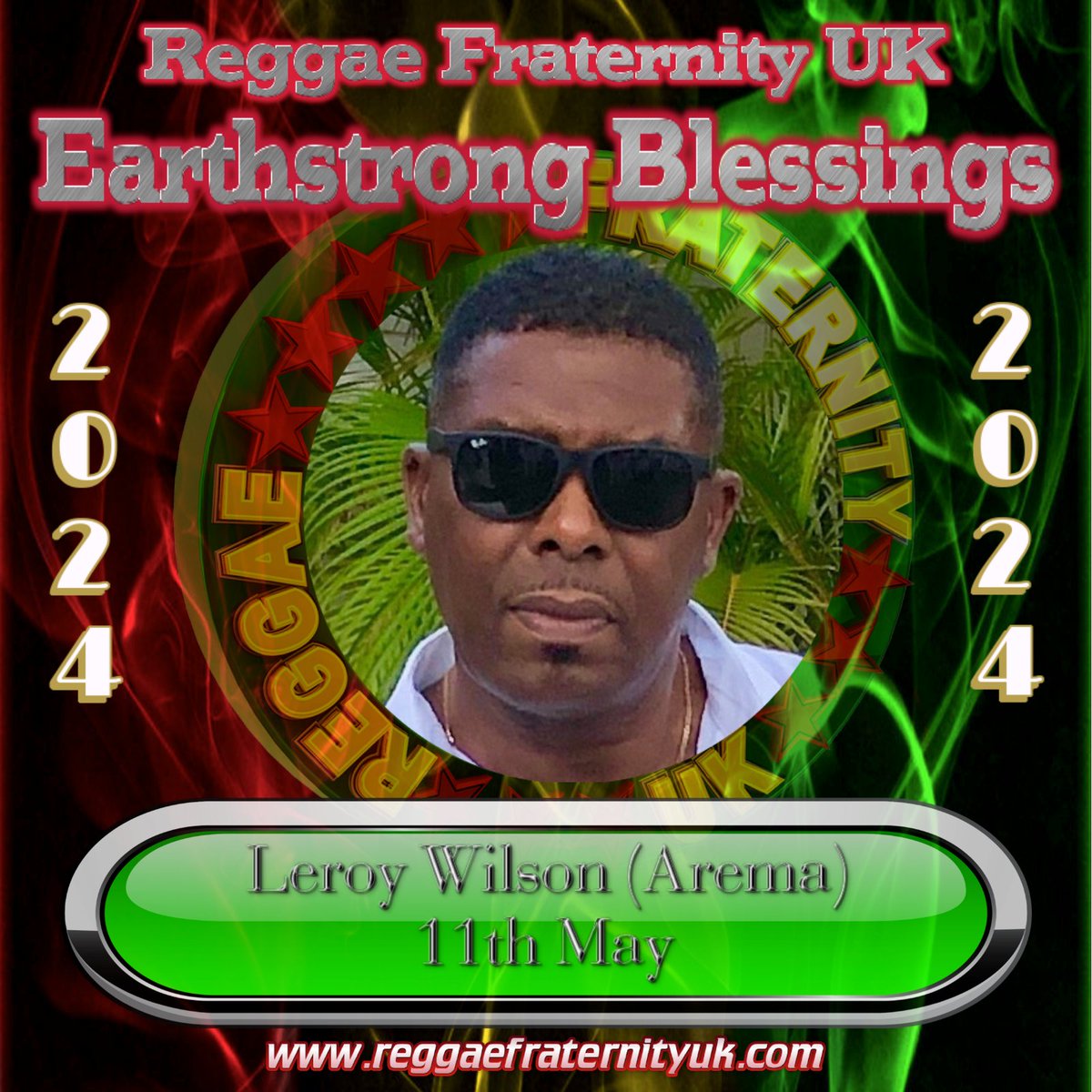 A Special Earthday greeting goes out to our very own Leroy Wilson of Arema Lovers Rock Group fame & RFUK Treasurer 🥂🍾🎉🎈🎂@leroywilson8 have a blessed day 🥂#rfuk #reggaemusic #loversrock #reggae #singer #earthstrong #blessings #Arema #LeroyWilson