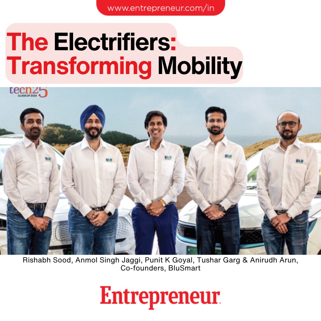 The Electrifiers: How a Group of Men Are Changing the Mobility Landscape Read: ow.ly/3fi050RCkz1 #EVFleet #FutureOfTransport #GreenTech #CleanEnergy #SustainableMobility #RenewableEnergy #ElectricVehicles #EcoFriendlyTransport #PunitGoyal