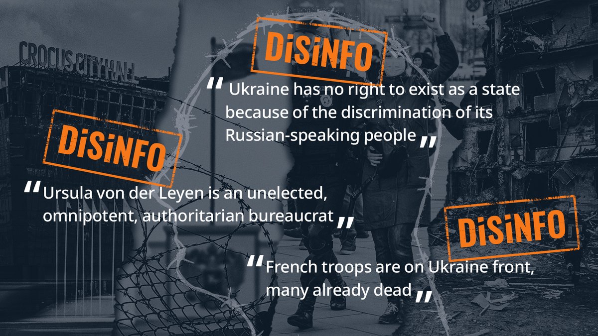 The latest Kremlin cookings: Spreading venom about Ukraine to justify its atrocities, falsely claiming EU leaders are ‘unelected’ to undermine democracy, and lying about French troops in Ukraine to demonize the West. #DontBeDeceived, read #DisinfoReview👇 euvsdisinfo.eu/a-mere-man/