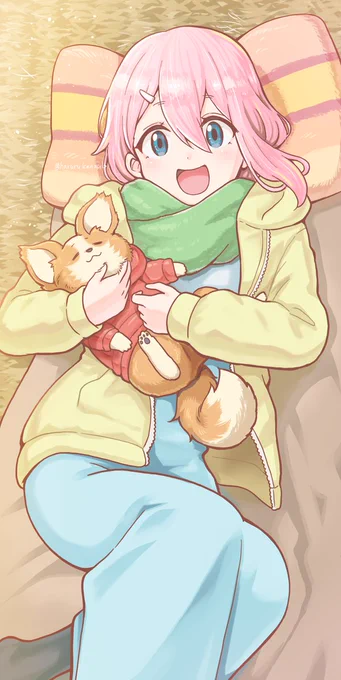 #ゆるキャンΔ なでしこちゃんとちくわ 