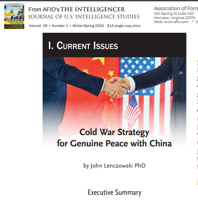 Just finished reading this superb paper by @JLenczowski on how to deal with #China's #XiJinping #CCP regime It's absolutely superb and well worth reading every word afio.com/publications/e…