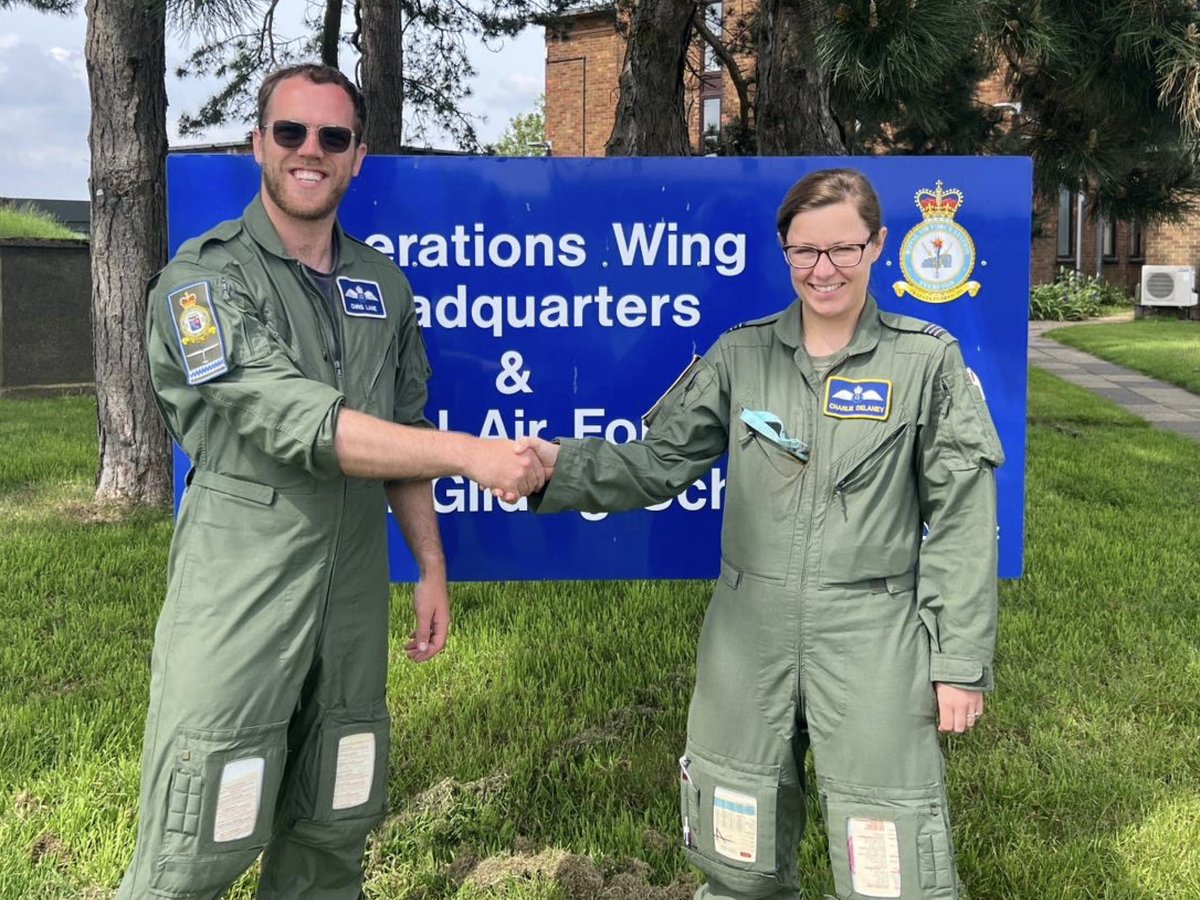 A brilliant week for 615 VGS as CGI Chris Lane is now flying as a B2 Instructor again! Thank you Flt Lt Charlie Delaney and the whole CGS team (as usual) for keeping us flying (and <a href="/aircadets/">RAF Air Cadets</a> flying)! 🫡

#gliding #instructor #glider #viking #kenley #flying #learntofly