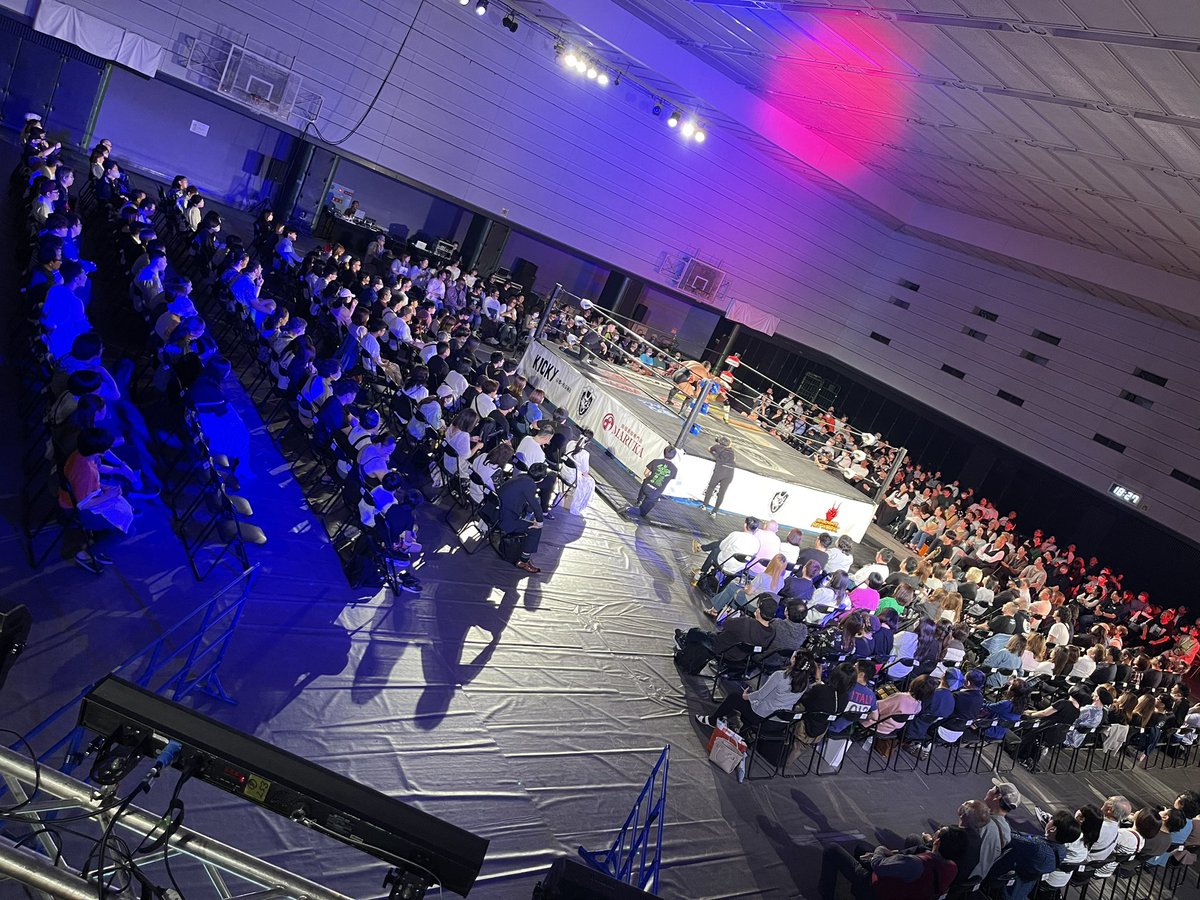 #エディオンアリーナ大阪 start！ #nowplaying「DRAGON STORM 2019」#森重樹一(#ZIGGY) #DRAGONGATE #ProWrestling #HopefulGate2024 #大阪 #DRAGONGATENETWORK #JBL IRX112BT-Y3