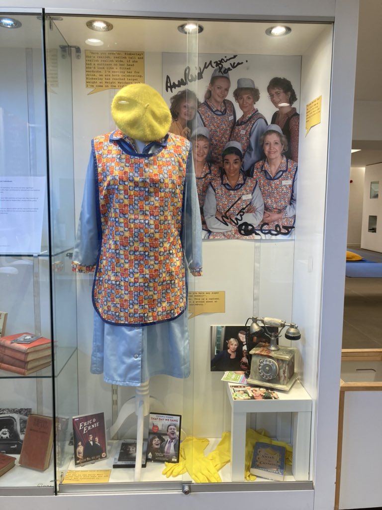 A dash to the wonderful Bury Art Museum to drop off sone items for an upcoming Victoria Wood display - I’m so happy one of my Dinnerladies costumes has a permanent home in her home town.