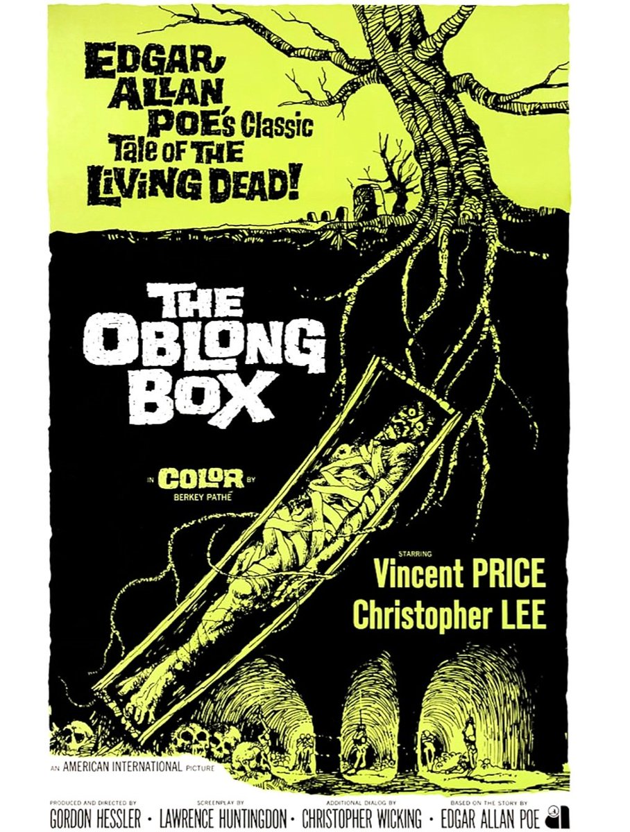 Price and Lee's first film together effectively blends voodoo with Poe. Underrated, stylish and splendidly grim, brimming with hideous intrigue. 1969. #horrorcommunity #horrorfamily #horrormovie #horrorfilm #horrorfam #classichorror #horroraddict #horrorfan #mutantfam #monsterfam