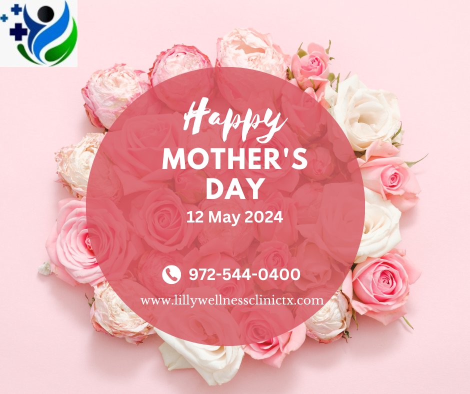 Happy Mother's Day from Lilly Wellness Clinic in Garland, TX! Treat mom to a day of relaxation and rejuvenation. 🌸💆‍♀️ Let us pamper her with our range of holistic services. Book her special session today!
 #MothersDay #Wellness #GarlandTX