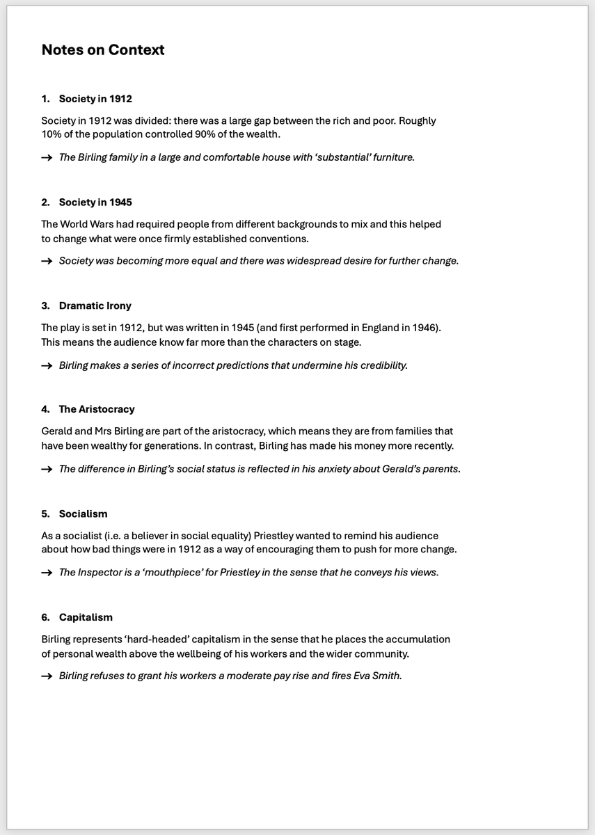 Final one in a series of three: simple notes on the context of An Inspector Calls douglaswise.co.uk/blog/simple-no… Designed for reference and elaboration 🔍