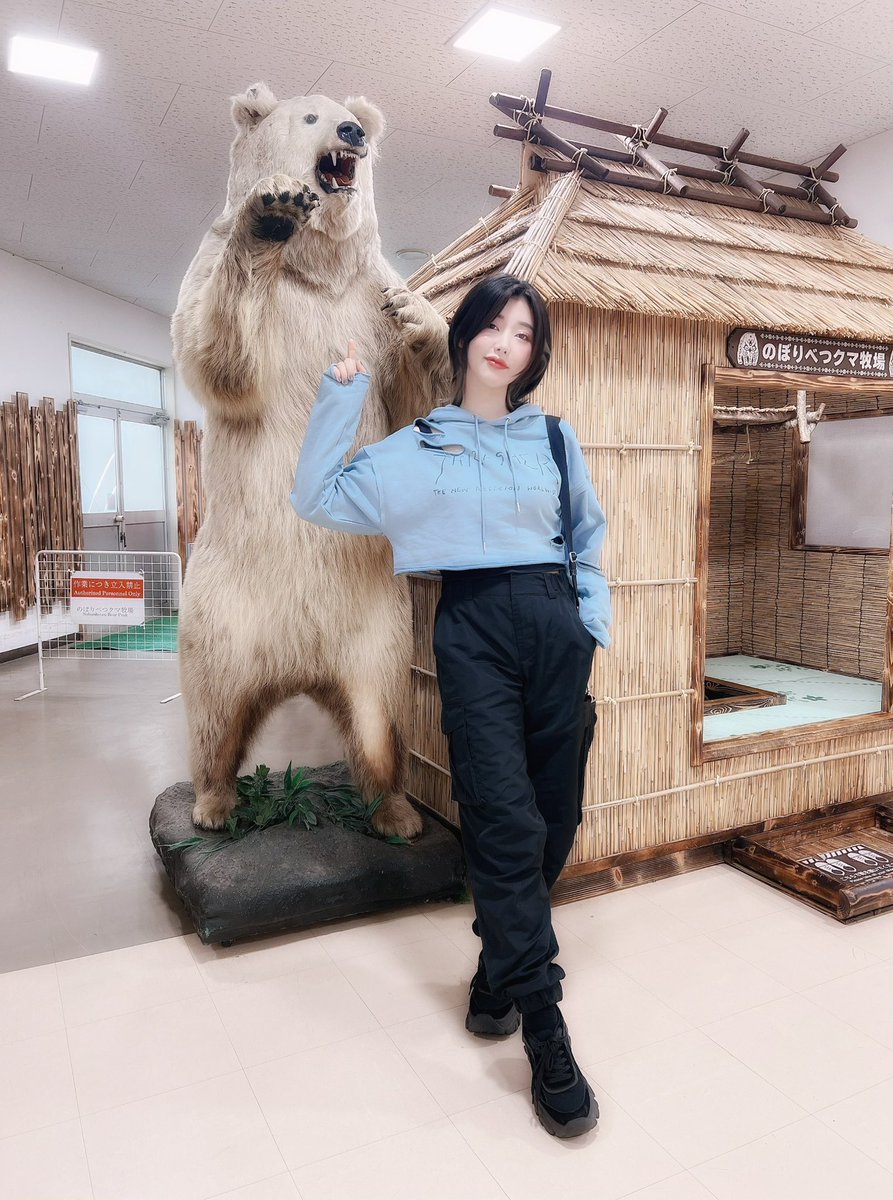 Kanon_Shizaki's tweet photo. 北海道で
のぼりべつクマ牧場 行ってみました🐻 https://t.co/W5zeAyzPZ9