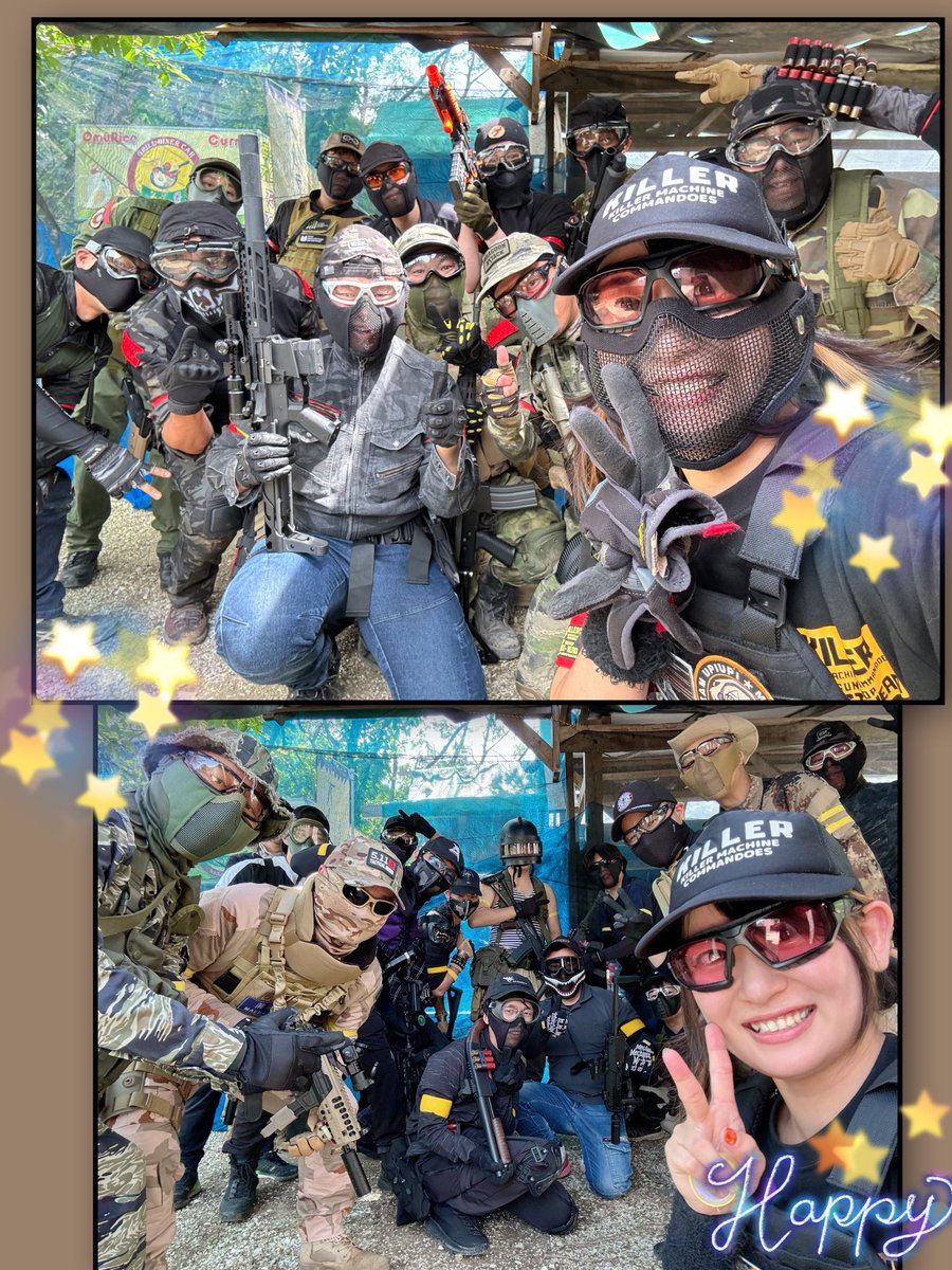 1226misano's tweet image. #DRAGOON サマ3周年1日目無事終了しましたーーーっ🧡🧡🧡
最高のサバゲー日和だった🫶🌈
ありがとうございました‼️

明日は10禁ゲームday🔫💕
宜しくお願い致しますっ
#サバゲー 
#サバゲー女子 
#airsoftgirl