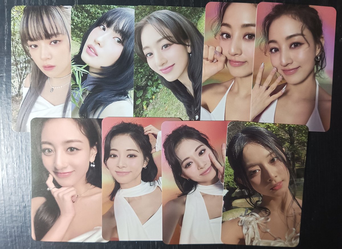 ✨ wts / lfb - ph ✨

Twice With you-th Photocards

╰ ₱ 80 each
- onhand

— PAYO / DOP
— MOP & MOD: gcash / direct booking

🏷️ wts ph twice with youth forever blast version ver jeongyeon momo jihyo tzuyu