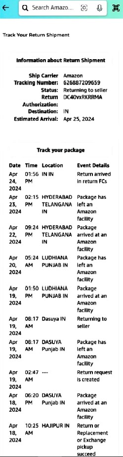 Hi, I am here to tell a scam by #AmazonIndia , I ordered refurbished dell tiny pc that I returned due to features that were missing in it, They collected the refurbished the pc but now neither refunding nor returning the product claiming its fake. #AmazonFraud @jagograhakjago