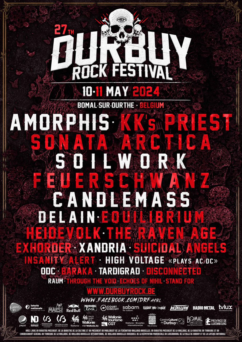 Tonight Sonata Arctica at Durbuy Rock Festival, Bomal-sur-Ourthe, Belgium 🇧🇪 durbuyrock.be/en/