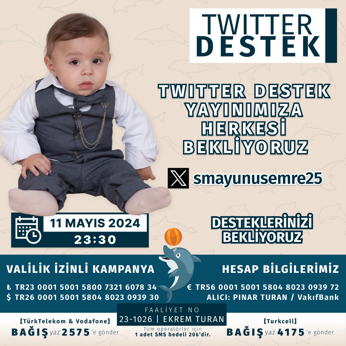 smayunusemre25's tweet image. Yunus Emre'nin bu akşam olacak olan Twitter yayınına hepiniz davetlisiniz..
🐳🐬
Engin Polat #ErdoğanYaptı #deprem Ziraat Bankası hesabınıza para geldi Yılmaz Morgül #EğitimciBakanİstiyoruz #Öğretmenelerişbırakıyor bitcoin #borsa #koton #Israel #NASA #FreePalestine #aurora