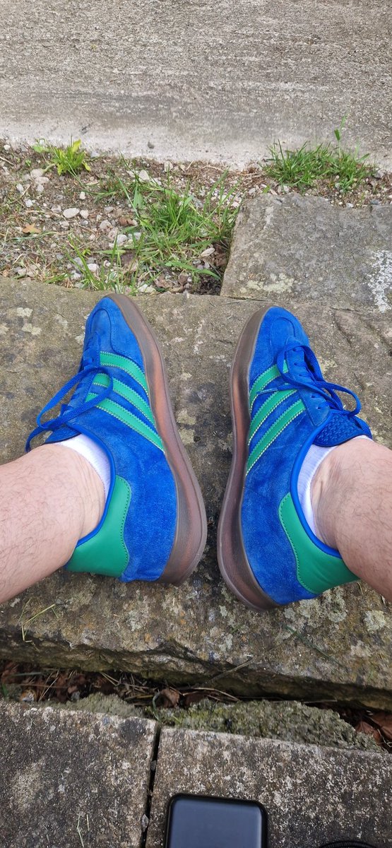 @adiFamily_ just had these re-dyed and now their ready for the beer garden later 🌞
#3stripes #adifamily #MusicSaves