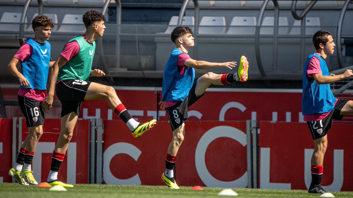 ✊ ¡Nuestros jóvenes, preparados! 🔥 𝗚𝗼𝗮𝘇𝗲𝗻 𝗔𝘁𝗵𝗹𝗲𝘁𝗶𝗰! #AthleticRCDMallorca #AthleticLezama 🦁