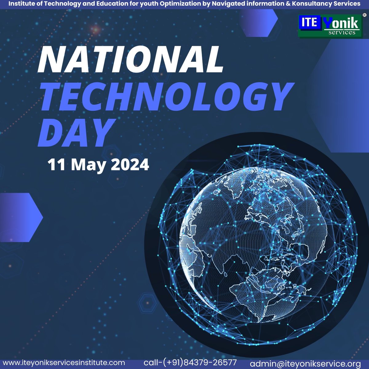 Unlocking possibilities, shaping the future. Happy National Technology Day! 🌐 #TechDay #Innovation #FutureReady