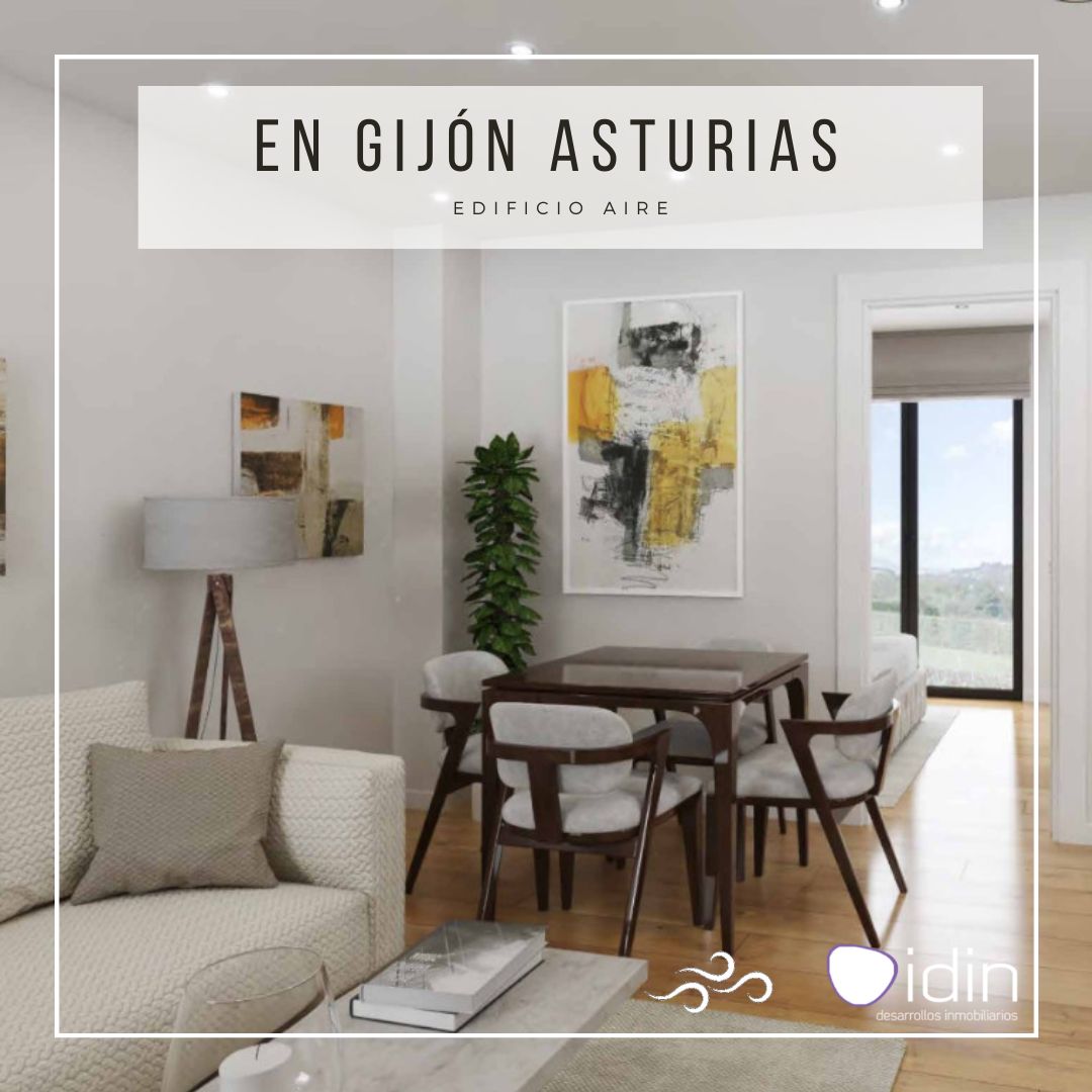 Nueva construcción, un dormitorio con terraza jardín. 📍 Piso en Gijón 👉 Desde  99.500 € ❗  idin.es/aire-apartamen… #apartamento #Gijon #vivienda #inversion
