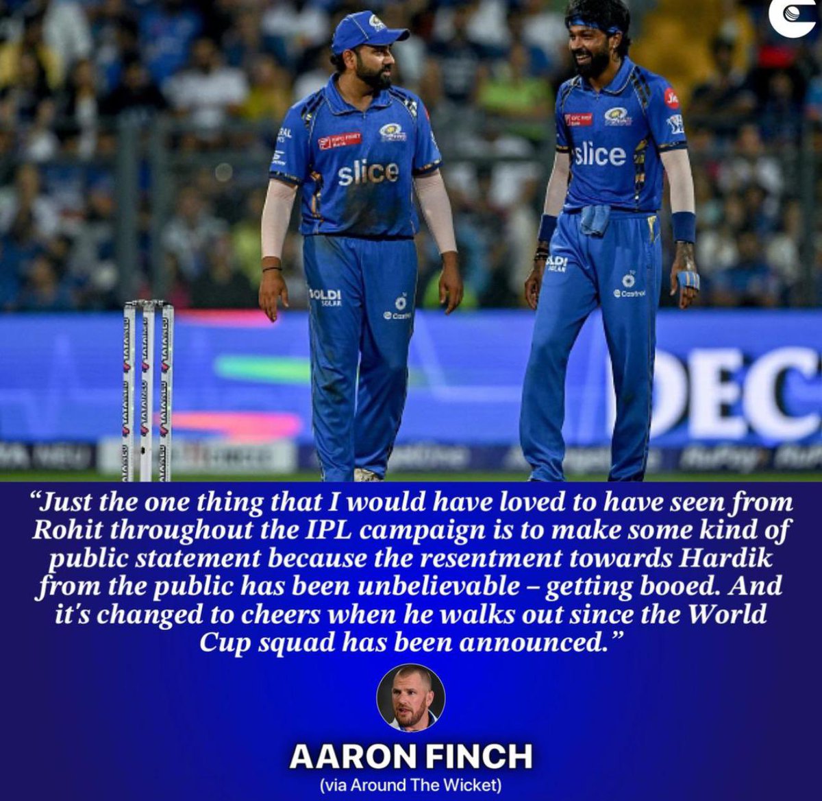 Aaron Finch is spot on, Rohit Sharma lost respect this year due to his insensitive & downright classless behaviour