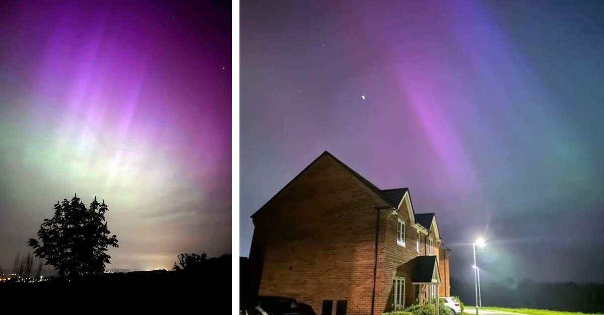 We were treated to a spectacular show in the skies above Wellington last night as the Northern Lights made a rare appearance across Britain. Report and photos via this link: tinyurl.com/yhrssrcz