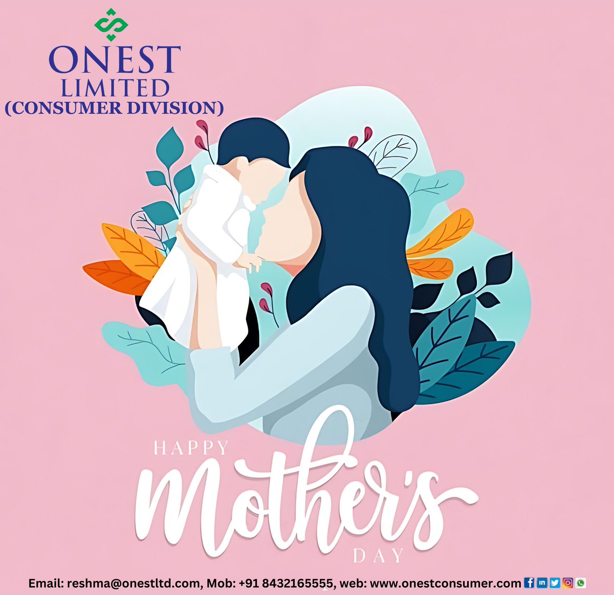 Onest_OCL's tweet photo. Mother's love knows no bounds. Happy Mother’s Day to all mom in the world!

#onest #onestlimited #onestconsumer #consumer #mother #mothersday #happymothersday #fmcg #exporter https://t.co/uGx5tTps7H