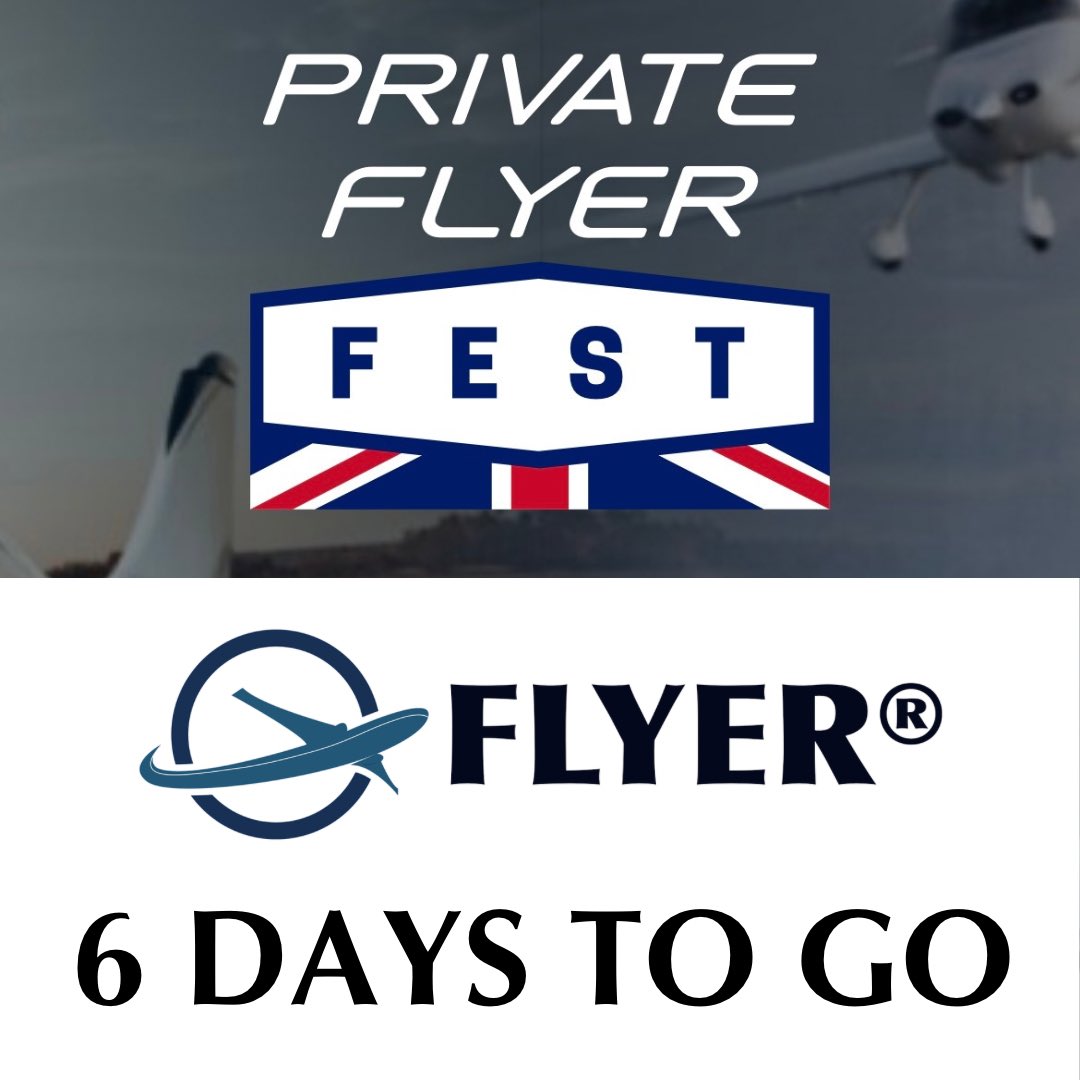 📢 ONLY 6 DAYS TO GO until Private Flyer Fest at Wycombe Air Park @BookerAviation on May 17-18, 2024! ✈️✨

Get free tickets for you and a guest by using promo code PF24591.

See you there! 

#aviation #pilot #avgeek #watches #watch #aircraft #airplane #ga #swiss #scholarships