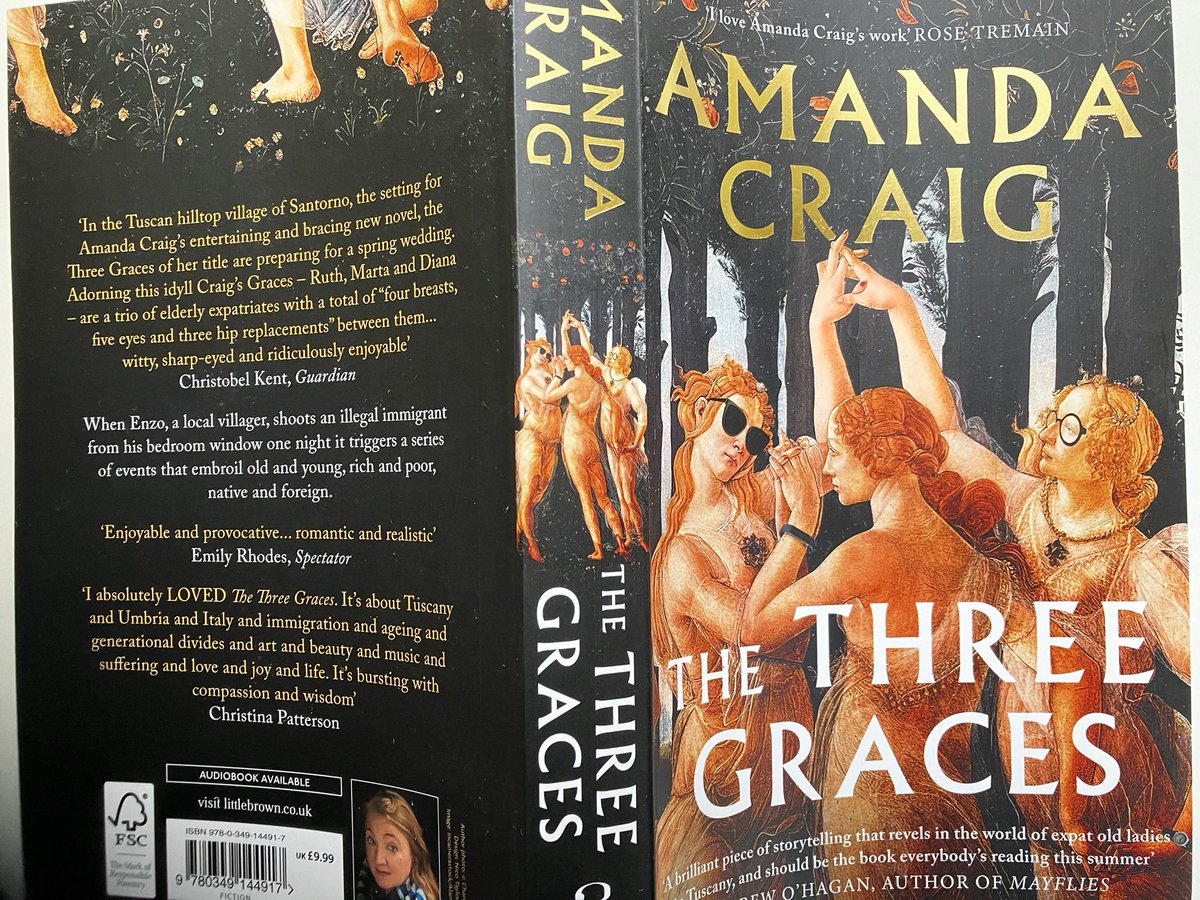 Readers of @thetimes and @lynnbaba following the laments over being old and 80+, try my new novel The Three Graces abd its three octogenarian heroines. Unreviewed by that paper ( but given 5* by the rest) it may cheer you up. It’s just out in @AbacusBooks paperback too!