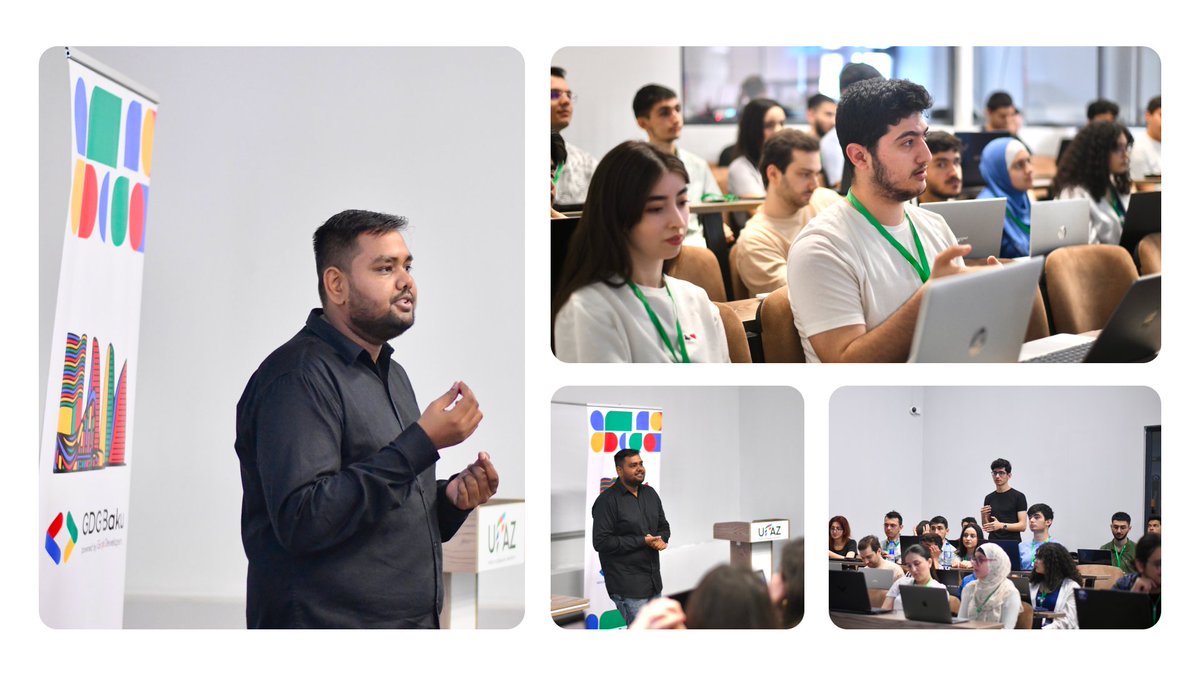 Had an amazing time at #BuildwithAI hosted by @gdgbaku🚀🌐

The energy of the vibrant tech community was contagious, the exchange of ideas felt like a swift flow of innovation! 🤖💡

#AI #Innovation #Gemini