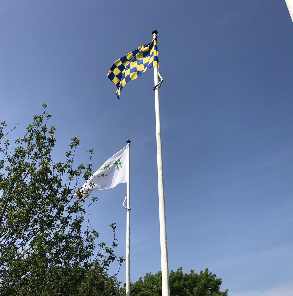 Great to see the #Surrey flag flying at @HolidayInnGuild for #SurreyDay 🔵🌕