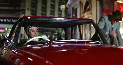 As driven by Sophia Loren, playing Yasmin Azir, in ‘Arabesque’