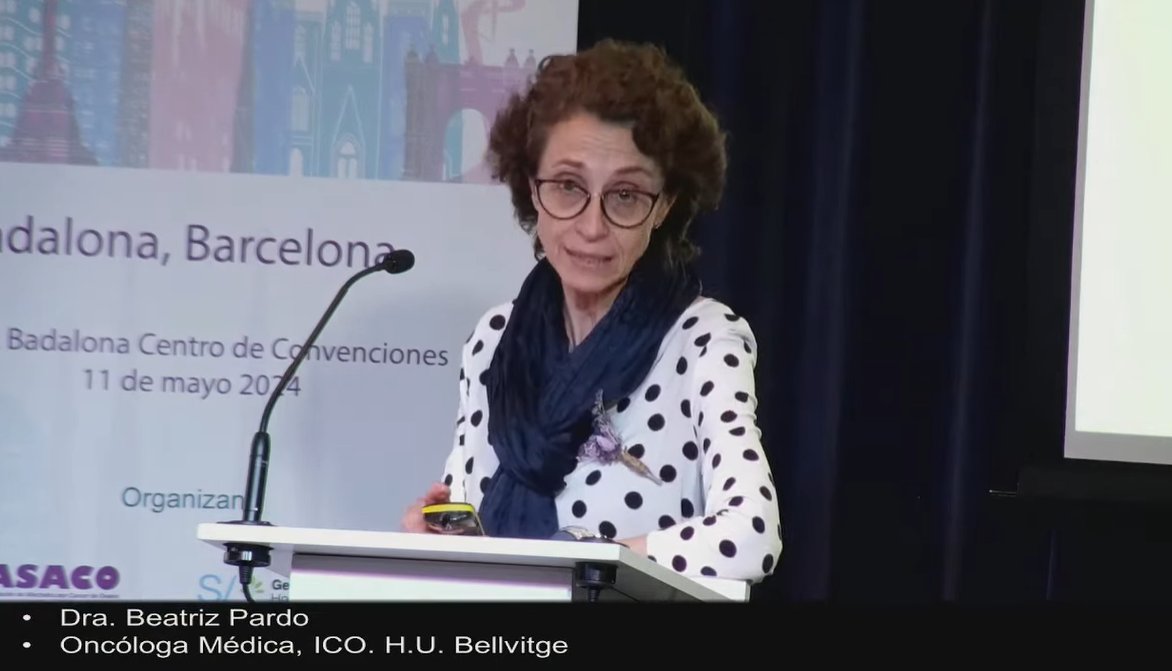 🟣Dra. Beatriz Pardo, Oncóloga médica. ICO. HU. Bellvitge: el gran problema es que el #cáncerdeovario de diagnostica en la mayoría de las mujeres en estadios avanzados #EnDirecto desde Badalona #DMCO2024 youtube.com/watch?v=bAwhb5…