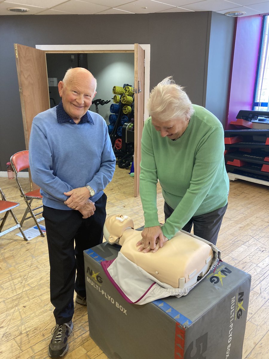 Taking steps towards healthier hearts ❤️ Cardiac Rehab Patients in Lisburn participated in vital Call Push Rescue training as part of their rehab programme. Everyone was able to take home life-saving skills and knowledge 📖 WHAT A GREAT DAY 🌟