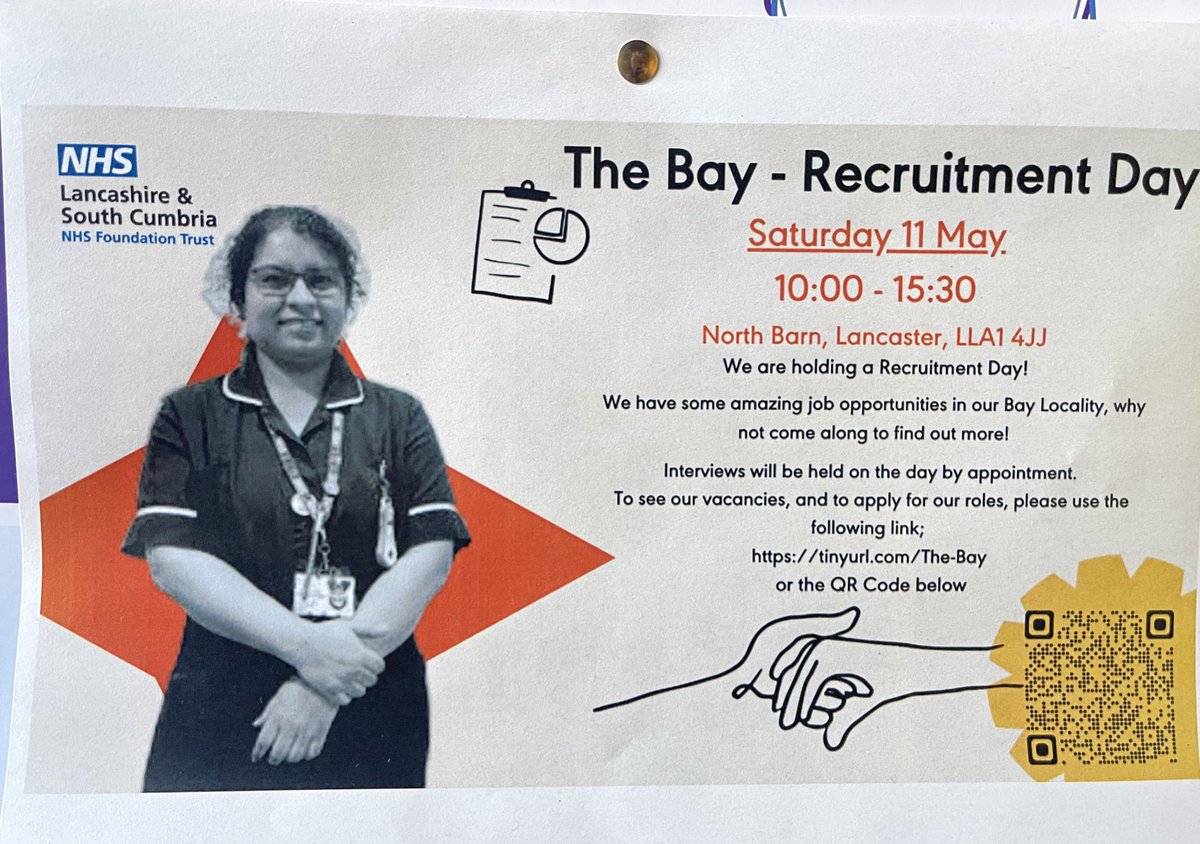 OliversLifeGoals (@goalsolivers) on Twitter photo Happening now. Join us today for our <a href="/WeAreLSCFT/">Lancashire & South Cumbria NHS Foundation Trust</a> #TheBayNetwork Recruitment Day here at North Barns, Lancaster. 👍🏽 <a href="/ChrisOliverNHS/">Chris Oliver</a> <a href="/MartinUrty1/">Ursula Martin</a> <a href="/Mcguiganemma/">Emma McGuigan</a> <a href="/DrGarethEThomas/">Gareth Thomas</a> <a href="/ClareBensonMH/">Clare Benson</a> <a href="/MarkCappy84/">MarkCappy84</a> <a href="/GemmaFarrahW/">Gemma Wright</a> <a href="/PrincyAbraham9/">Princy Abraham</a> <a href="/YGFyldeCoast/">Yvette Sigley</a> <a href="/JenTurnerHR/">Jen Turner 💙 (she/her) #WeDoMore</a> @allisonohare1 Happening now. Join us today for our <a href="/WeAreLSCFT/">Lancashire & South Cumbria NHS Foundation Trust</a> #TheBayNetwork Recruitment Day here at North Barns, Lancaster. 👍🏽 <a href="/ChrisOliverNHS/">Chris Oliver</a> <a href="/MartinUrty1/">Ursula Martin</a> <a href="/Mcguiganemma/">Emma McGuigan</a> <a href="/DrGarethEThomas/">Gareth Thomas</a> <a href="/ClareBensonMH/">Clare Benson</a> <a href="/MarkCappy84/">MarkCappy84</a> <a href="/GemmaFarrahW/">Gemma Wright</a> <a href="/PrincyAbraham9/">Princy Abraham</a> <a href="/YGFyldeCoast/">Yvette Sigley</a> <a href="/JenTurnerHR/">Jen Turner 💙 (she/her) #WeDoMore</a> @allisonohare1