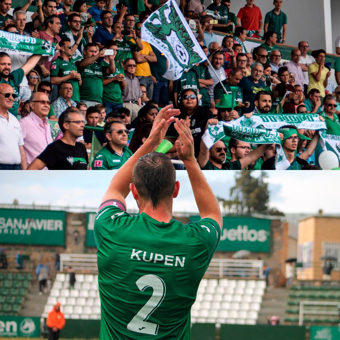 Quinta categoría del fútbol español. Tercera Federación. El @CD_Toledo tendrá ¡600 aficionados! en Villarrubia para el último partido de la temporada. Se juegan disputar el playoff de ascenso a #SegundaRFEF OTRA COSA 😱🟢