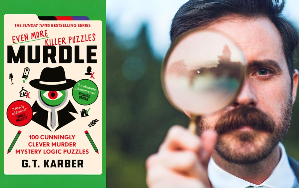 🕵️‍♀️Calling all armchair detectives. There’s been a Murdle! Channel your inner Taggart and test your powers of deduction in this grisly logic puzzle, all with the help of @gregkarber A FINAL FEW tickets are available for Thursday's event, don't miss out👇 glasgowlife.org.uk/event/1/how-to…