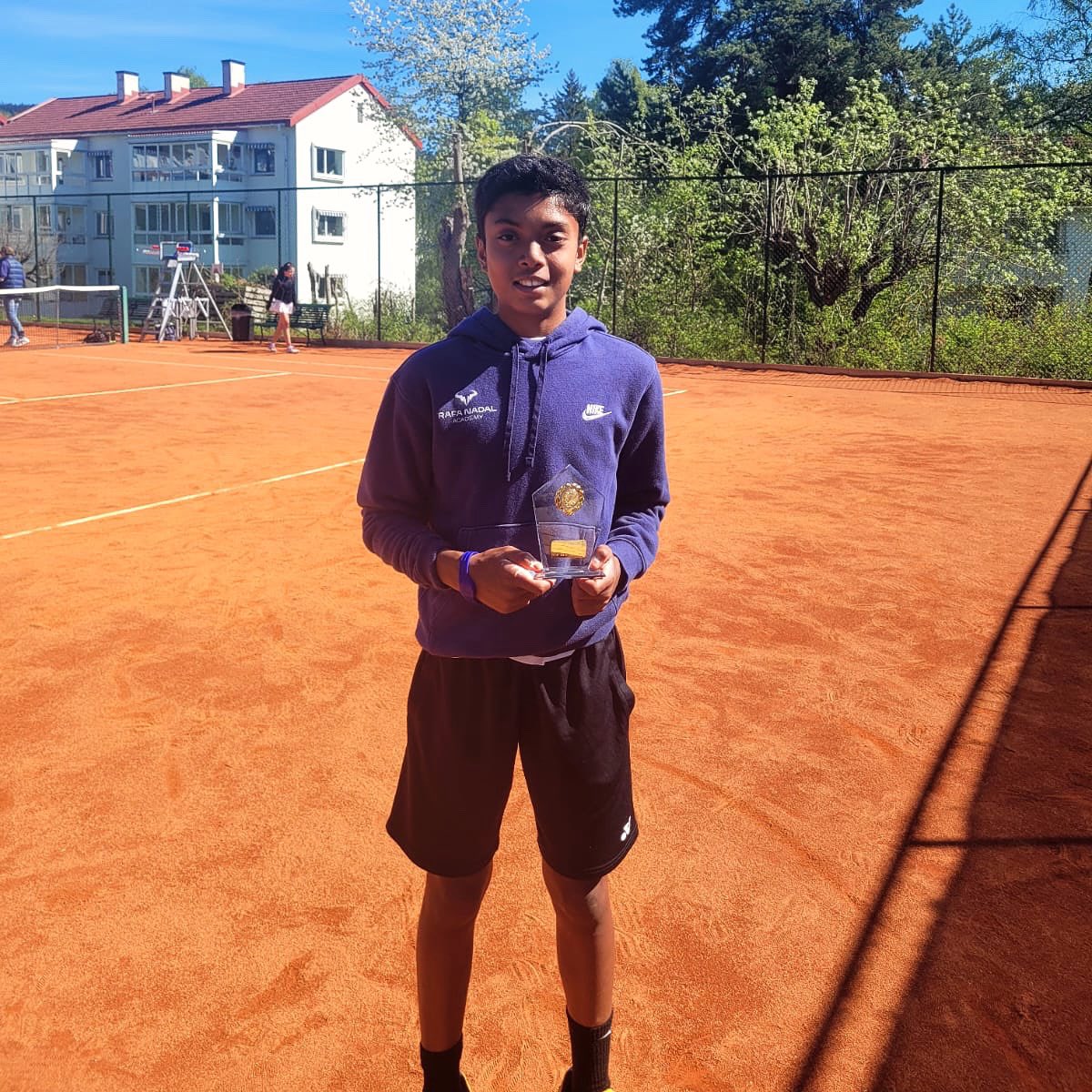 What a run of @TennisEurope events for Haqim… 🇦🇱: Final 🇪🇸: QF 🇳🇱: SF 🇳🇴: Champion 🏆 Fantastic commitment to international events, competing a year young, and doing some damage at Cat. 3 level 👏 Building for a strong summer back at BLTC, competing around 🇬🇧!
