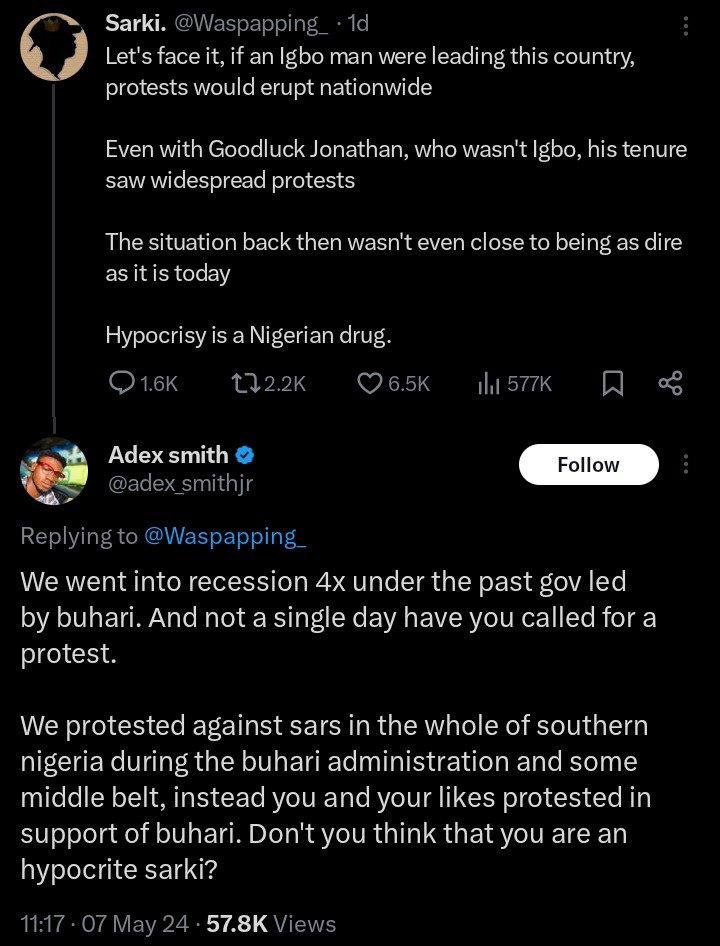 Wahala Wahala Wahala

Did these Lagos RONU cowards just admit that EndSARS was NOT an IPOB/Igbo agenda.

This Hypocricy is not Hypocriting very well.