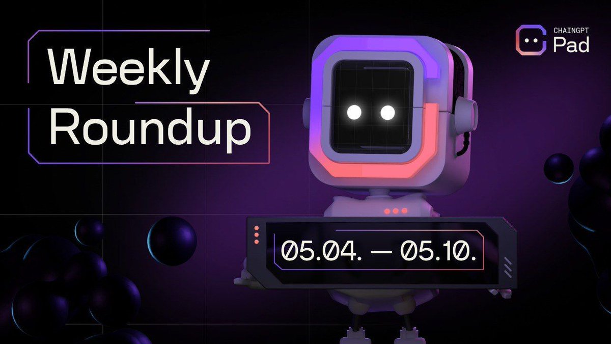 ChainGPT Pad’s Weekly Roundup 05.04. - 05.10.

🗓️ Wisdomise AI IDO Announced
🗓️ Engines of Fury IDO Announced
🗓️ OMNIA IDO Dates Updated
🎁 $COOKIE Giveaway
🎁 $OMNIA Giveaway
🎁 $OMNIA WL Giveaway
🎁 $WSDM WL Giveaway
🎁 ChainGPT x $FURY x $SIDUS
